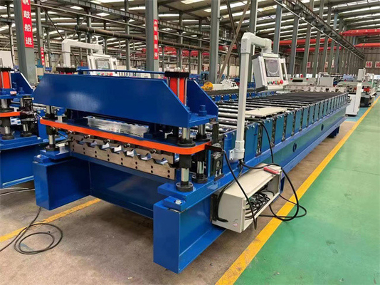 Hochgeschwindigkeitsdach-Platten-Rolle, die Maschine 0.3-0.8mm verwendet für Dach bildet