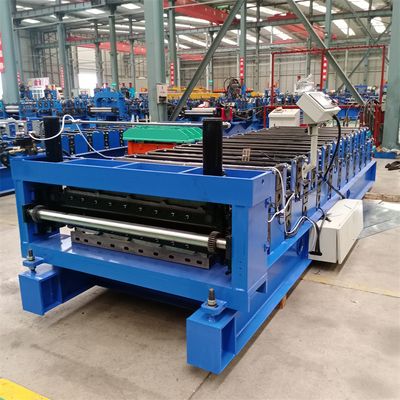Hochgeschwindigkeitsmetalltrapezoide Dach-Platten-Doppelschicht-Rolle, die Maschine bildet