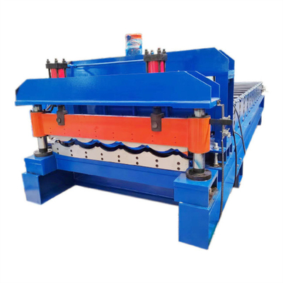 3-5m/Min Steel Tile Roll Forming Streckgrenze Maschinen-235Mpa