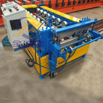 Voller automatischer Aluminiumklicken-Verschluss, der die Naht Dach-Platten-Rolle bildet Maschine IN USA befleckt