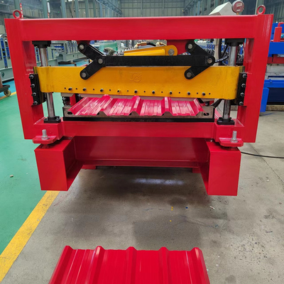 Rib Roof Panel Roll Forming-Maschine 15m/Min Roof Panel Making Machine