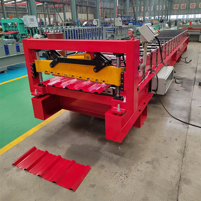 Dach-Blattrolle des Eisens 0.3-0.8mm trapezoide, welche die Maschinenmetallplatte herstellt Maschine bildet