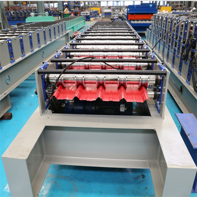 Färben Sie die Stahl-Plattenrolle des Dachs 15-20m/min, die Maschine vollautomatische 0.3-0.8mm bildet