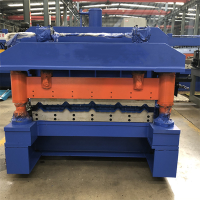 Hochgeschwindigkeitsfarbe glasierte die Fliesenrolle, die Maschine 0.3-0.8mm für Baumaterial bildet