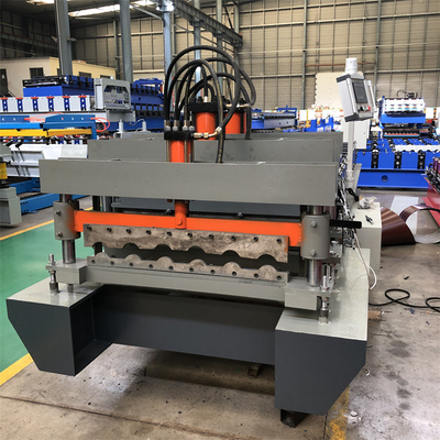 Farbglasig-glänzende Fliesenstahlrolle, die das Maschine glasig-glänzende Blatt herstellt Maschine 0.3mm-0.8mm bildet