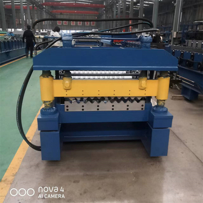 Farbstahl gewelltes Deckungs-Wand-Eisen-Blatt, welches die Blechtafel-Rolle bildet Maschine macht