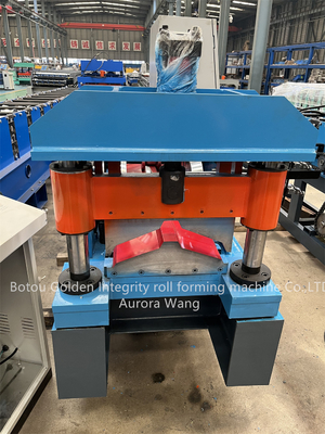 Gute Qualitäts-Farbstahlmetalldach-Ridge Roll Forming Machine With-hohe Qualität