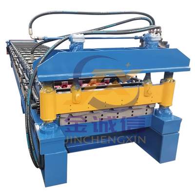 Dach-Platten-Rolle der volle automatische Farbestahl-IBR 686, die Maschine PLC-Steuerung bildet