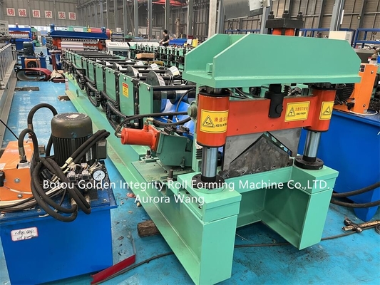 Gute Qualität Kalt-bildete Metall-Dach-Blatt färben die Stahl- Rolle, die Dach-Stahl-Ridge Cap Cover Roll Forming-Maschine bildet