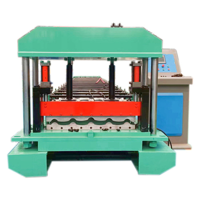Metalleisen glasierte die Dachplatte-Rolle, die Maschine 0.3-0.8mm Thinckness bildet