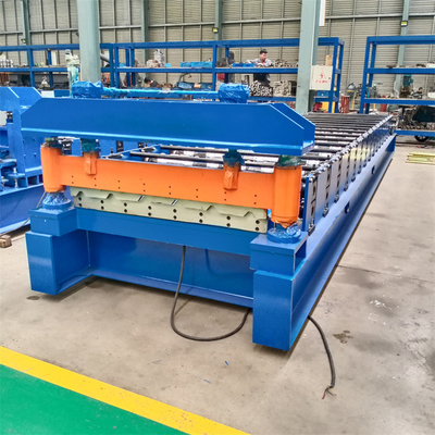 Kundengebundener Metallfarbstahl galvanisierte trapezoide Maschine IBR 6 Rib Roof Panel Roll Forming