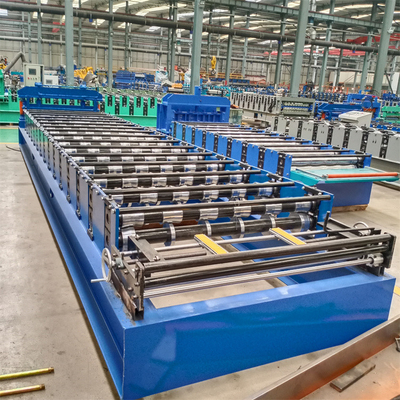 Kundengebundener Metallfarbstahl galvanisierte trapezoide Maschine IBR 6 Rib Roof Panel Roll Forming
