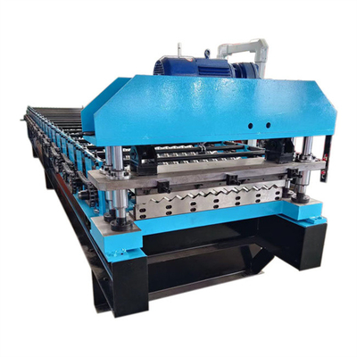 Plc-System-Wellblech-Rolle, die Maschinen-hohe Geschwindigkeit 0.3mm-0.8mm bildet