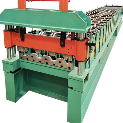 0.8mm-1.5mm Boden Decking-Rolle, die Maschine galvanisierte hohe Geschwindigkeit bildet