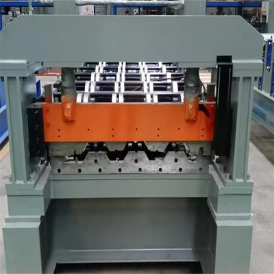 Stahlboden Decking-Rolle, die Maschinen-hydraulischen Schnittdeckungs-Bau bildet