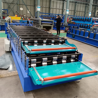 Farbstahldoppelschichtrolle, die Maschine vollautomatische 0.3mm-0.8mm bildet