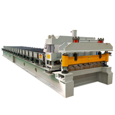 4kw glasierte die Fliesen-Rolle, die Maschine für Baumaterial-Dach-Blätter bildet