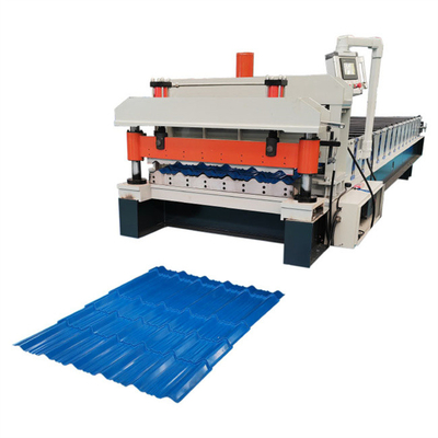 Galvanisiertes Stahldachplatte-Rollenehemaliges 380V 50Hz Plc-Kontrollsystem