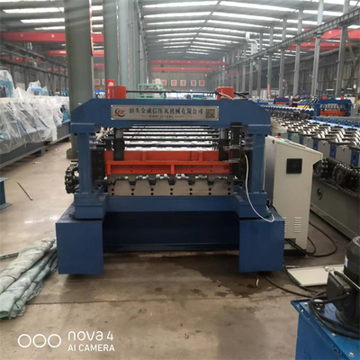 Galvanisierte Stahldecking-Boden-Rolle, die Maschine PLC-System bildet
