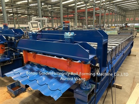 5.5Kw glasierte die Fliesen-Rolle, die Maschine automatisches System PLC Detla bildet
