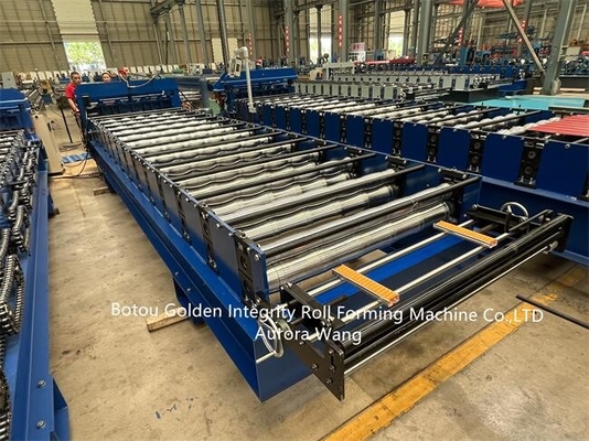 5.5Kw glasierte die Fliesen-Rolle, die Maschine automatisches System PLC Detla bildet