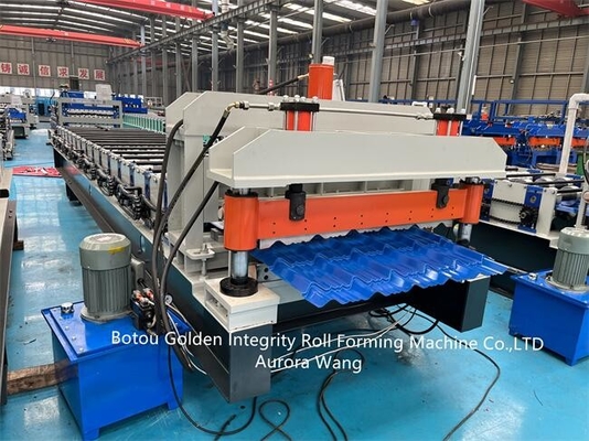 Baumaterial-Metall glasierte Fliesen-Maschine 5-6m/Min High Speed
