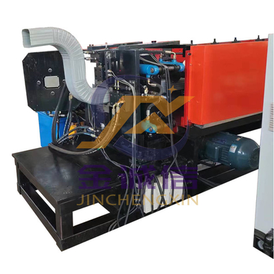 Farbestahldownspout-Rolle, die Maschine, volle automatische Downspout-Ellbogen-Maschine bildet