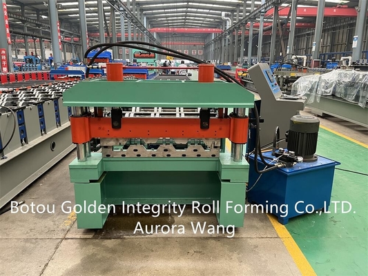 1220mm Boden Decking-Rolle, die Maschine CER Bodenfliese herstellt Maschine bildet