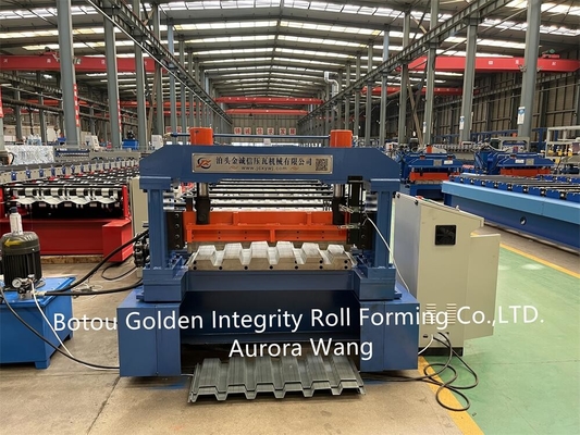 justierbarer Druck 15m/Min Floor Decking Roll Forming Maschinen-16Mpa