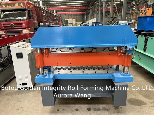 Stahlrolle der Doppelschicht-7.5Kw, die Maschine ISO9001 CER Bescheinigung bildet