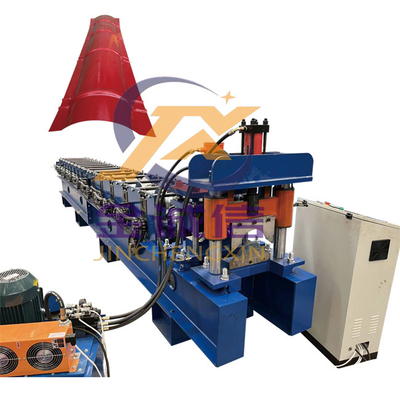 Ppgi galvanisierte Dach Ridge Cap Roll Forming Machine färben überzogen