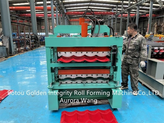 Fliese JCX 1200mm, welche die Maschinen-Deckungs-Platten-Rolle bildet Maschine macht