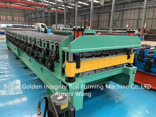 Plc-Wellblech, das Baumaterialien der Maschine 5.5kw bildet