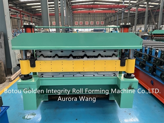 Plc-Wellblech, das Baumaterialien der Maschine 5.5kw bildet