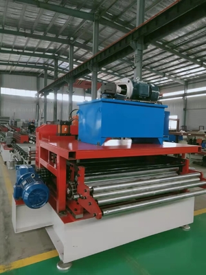 Blaue Rollen-Stationen 12m/Min Cable Tray Roll Forming Maschinen-18
