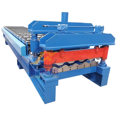 0.3-0.7mm glasig-glänzende Fliesen-Rolle, welche die Maschine PLC-Schritt-Fliese herstellt Maschine bildet
