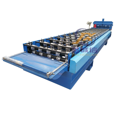 0.3-0.7mm glasig-glänzende Fliesen-Rolle, welche die Maschine PLC-Schritt-Fliese herstellt Maschine bildet