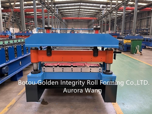geschweißte Blatt-Struktur 15m/Min Roof Panel Roll Forming Maschine