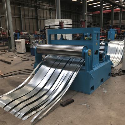 Aluminiumaufschlitzende Stahllinie PLC steuerte die Hochgeschwindigkeitspräzision, die Linie aufschlitzt