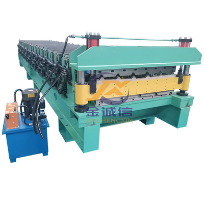 0.3-0.8mm Doppelschicht-Rolle, die das Maschinen-Metalldach herstellt Maschine bildet