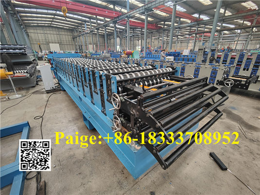 686 762 Doppelschichten Dach-Platten-Rollen-, diemaschine 380V PLC-Steuerung bilden