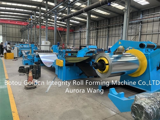 Die automatische Spule, die Linie Maschine ISO9001 aufschlitzt, schnitt zur Längen-Linie Maschine