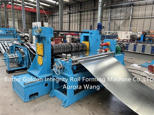 Die automatische Spule, die Linie Maschine ISO9001 aufschlitzt, schnitt zur Längen-Linie Maschine