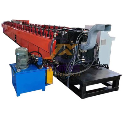 Fallrohr-Rolle PLC-Dach-Ridge Cap Roll Forming Machines 0.5-0.8mm, die Maschine bildet