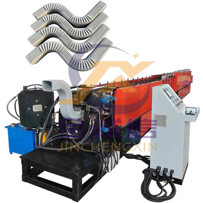 Fallrohr-Rolle PLC-Dach-Ridge Cap Roll Forming Machines 0.5-0.8mm, die Maschine bildet