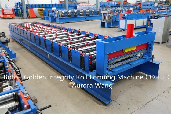 14-16m/Min Shutter Roll Forming Machine europäisches CER Standardtouch Screen HMI