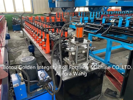 8-12m/Min Shutter Door Roll Forming Maschinen-Eisen-Rollen-Fensterladen-Latten-Maschine