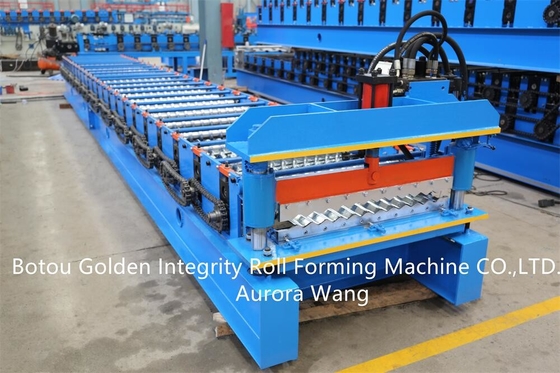Rolle des Wellblech-20m/min, die Maschine CER Wellblech-Produktionsmaschine bildet