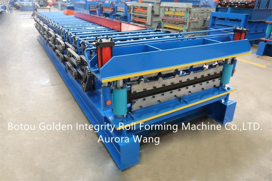 Doppelschichtmetallrolle, welche Blechtafeldoppelschicht-Plattenrolle Maschine neuen Typs die automatische bildet Walzwerk p bildet