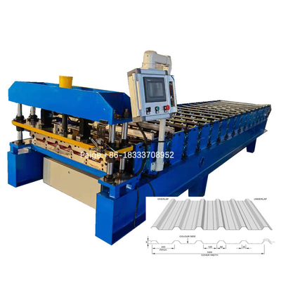 Trapezoide Form-Metalldach-Rolle, welche Maschinen-die Stahldach-Rolle bildet Maschine bildet